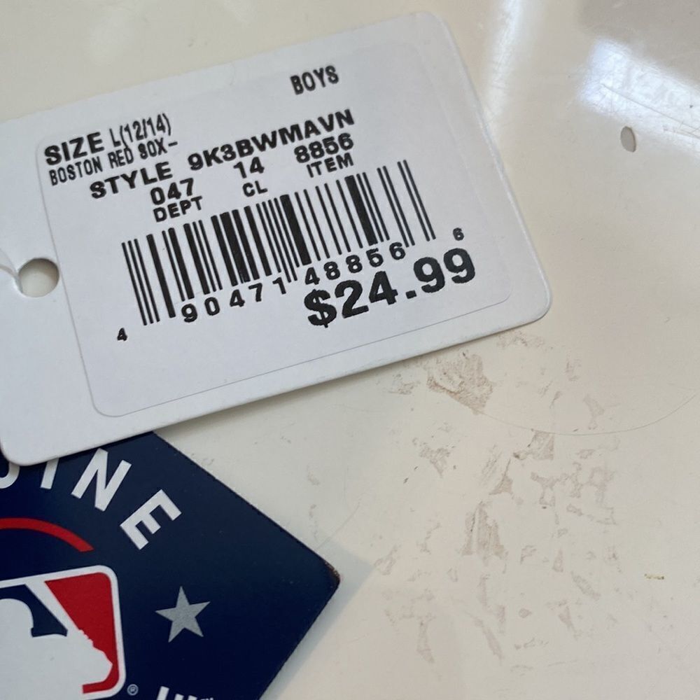 Boys Boston Red Sox shirt size L new - Picture 10 of 10
